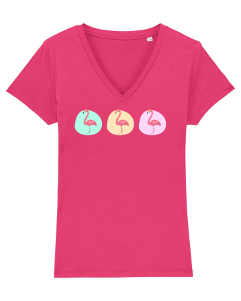 Triple Flamingo Raspberry