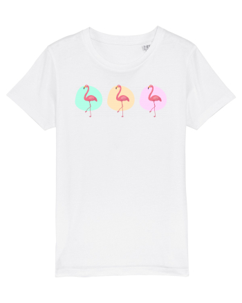 Triple Flamingo White