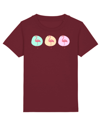 Triple Flamingo Burgundy