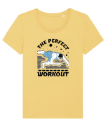 pentru pasionații de înot - The Perfect Workout Tricou mânecă scurtă guler larg fitted Damă Expresser