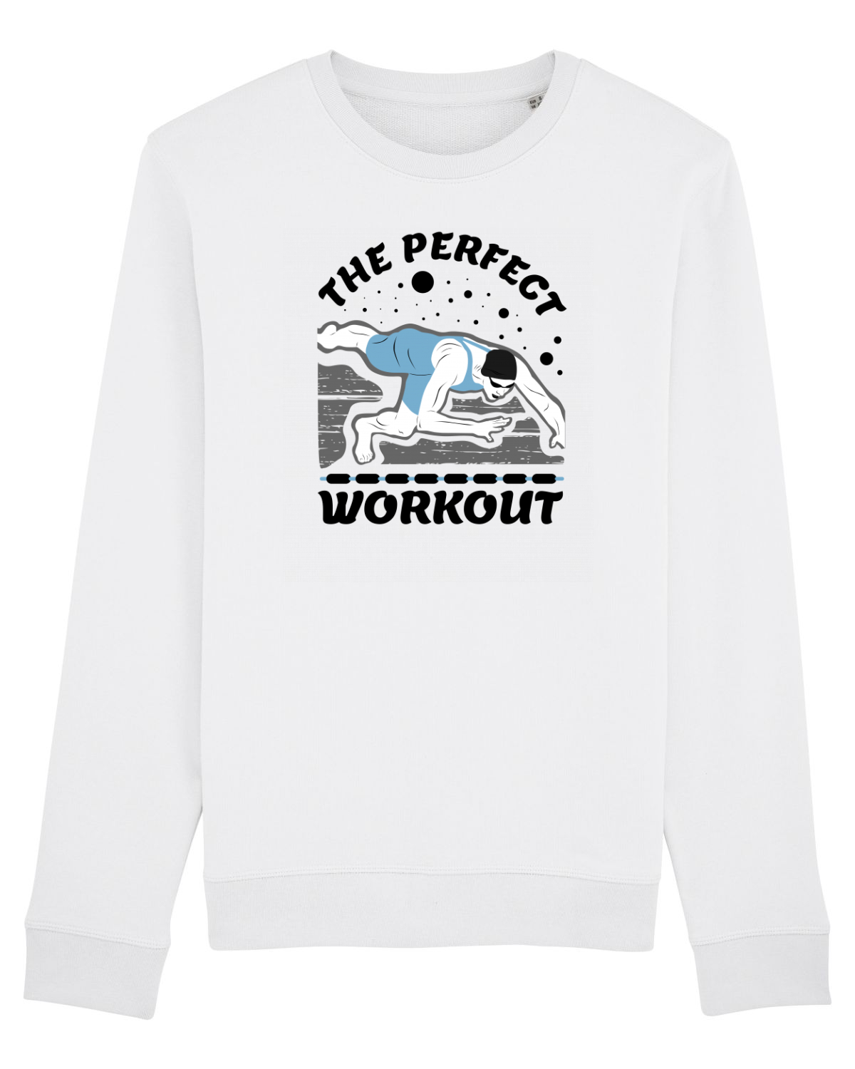 Bluză mânecă lungă Unisex Rise White