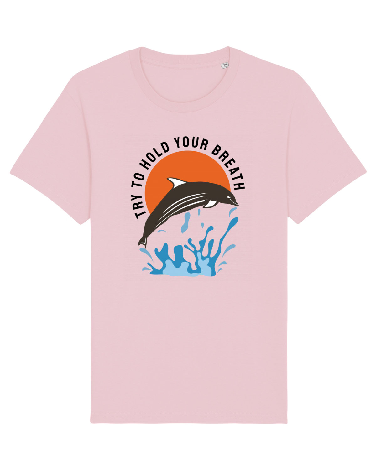 Tricou mânecă scurtă Unisex Rocker Cotton Pink