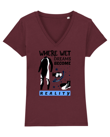pentru pasionații de înot - Where Wet Dreams Become Reality Burgundy