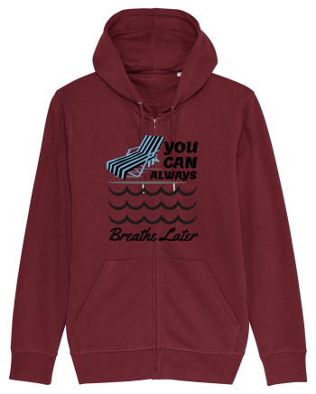 pentru pasionații de înot - You Can Always Breathe Later Burgundy