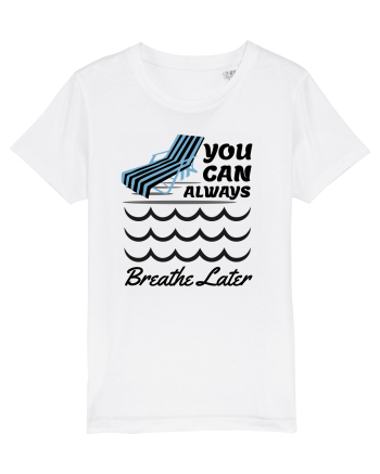 pentru pasionații de înot - You Can Always Breathe Later White