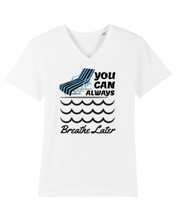 pentru pasionații de înot - You Can Always Breathe Later White