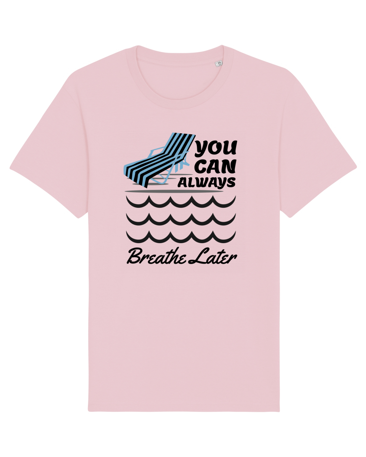 Tricou mânecă scurtă Unisex Rocker Cotton Pink
