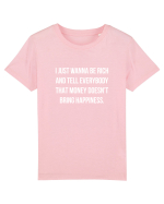 Just wanna be rich Tricou mânecă scurtă  Copii Mini Creator
