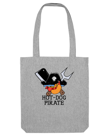 Hot Dog Pirate Heather Grey