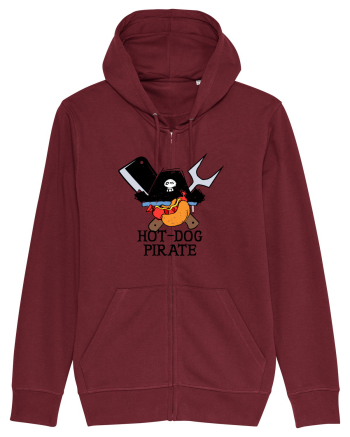 Hot Dog Pirate Burgundy