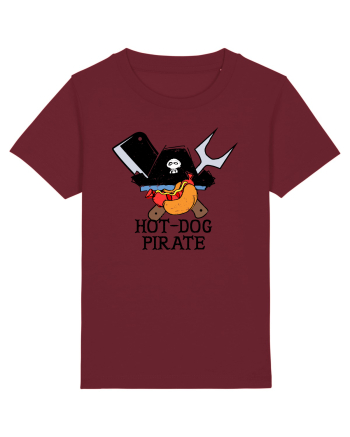 Hot Dog Pirate Burgundy