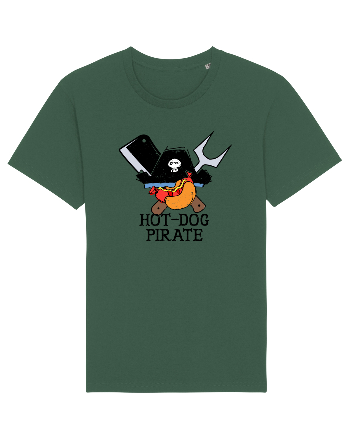 Tricou mânecă scurtă Unisex Rocker Bottle Green