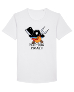 Hot Dog Pirate Tricou mânecă scurtă guler larg Bărbat Skater