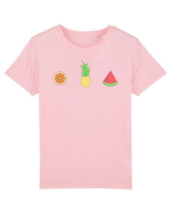 Summer Fruits Cotton Pink