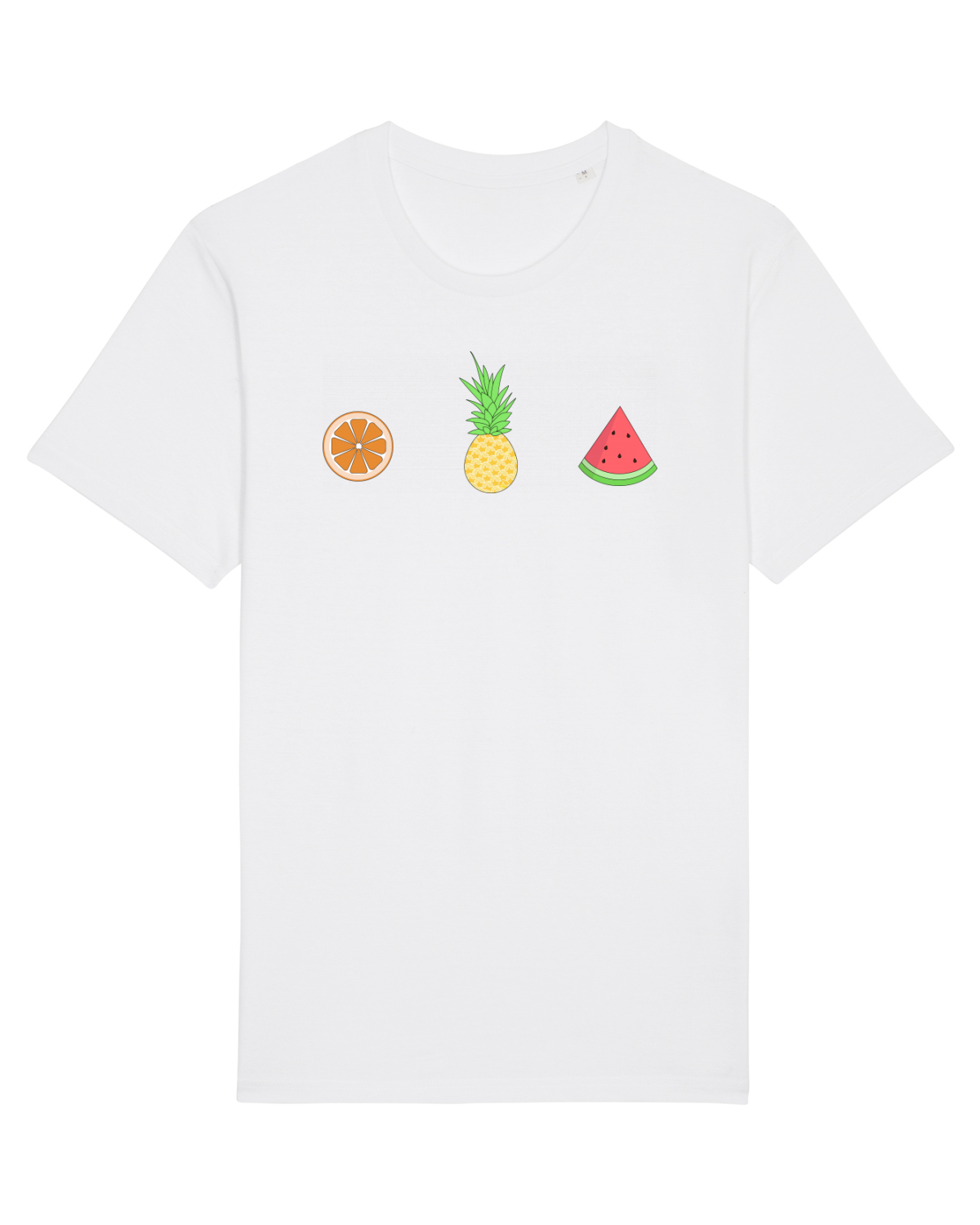 Tricou mânecă scurtă Unisex Rocker White