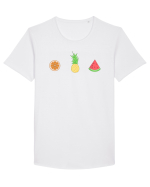 Summer Fruits Tricou mânecă scurtă guler larg Bărbat Skater