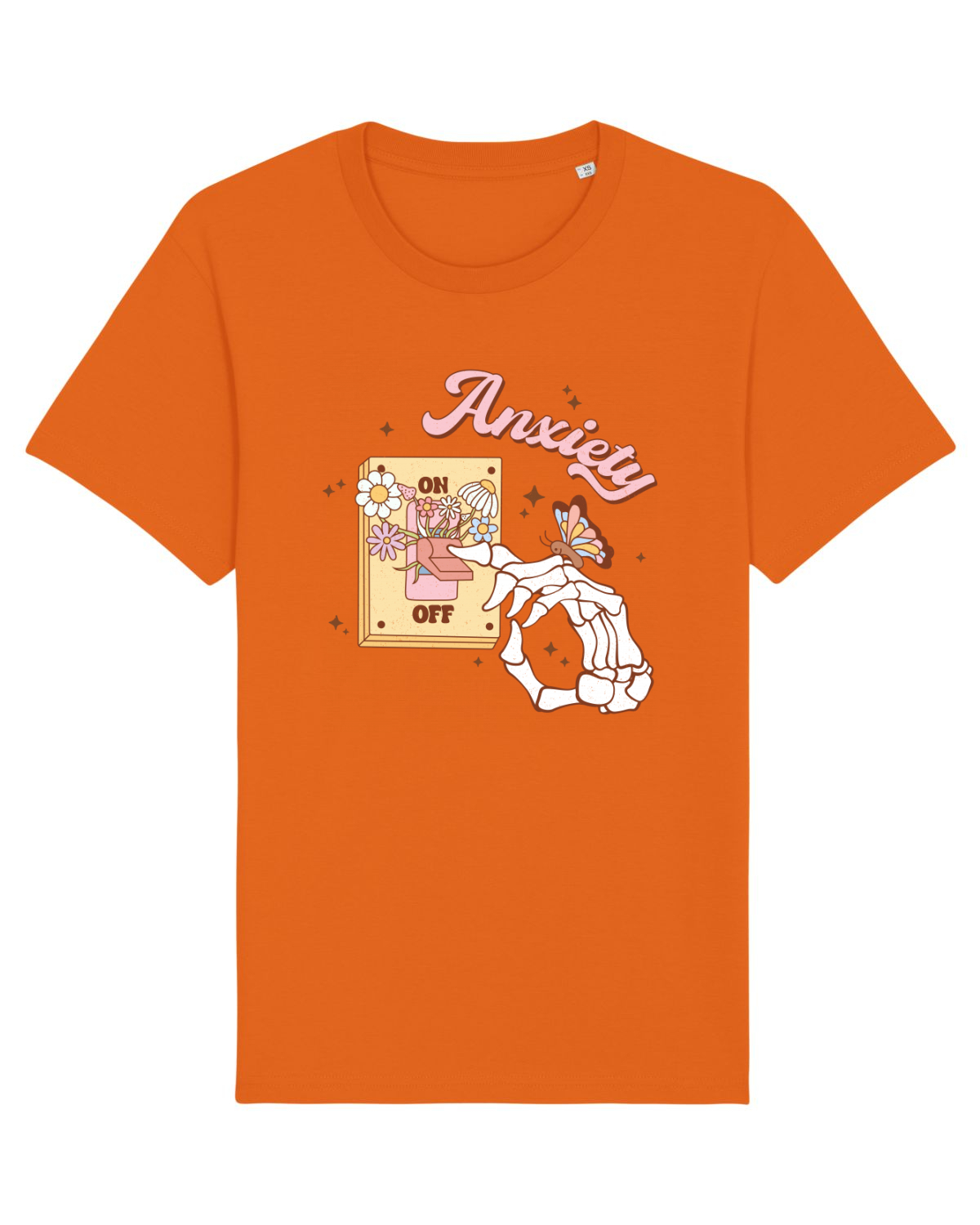 Tricou mânecă scurtă Unisex Rocker Bright Orange