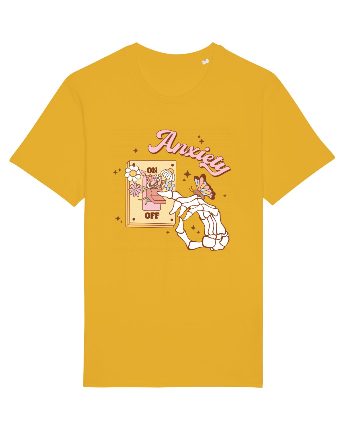 Tricou mânecă scurtă Unisex Rocker Spectra Yellow
