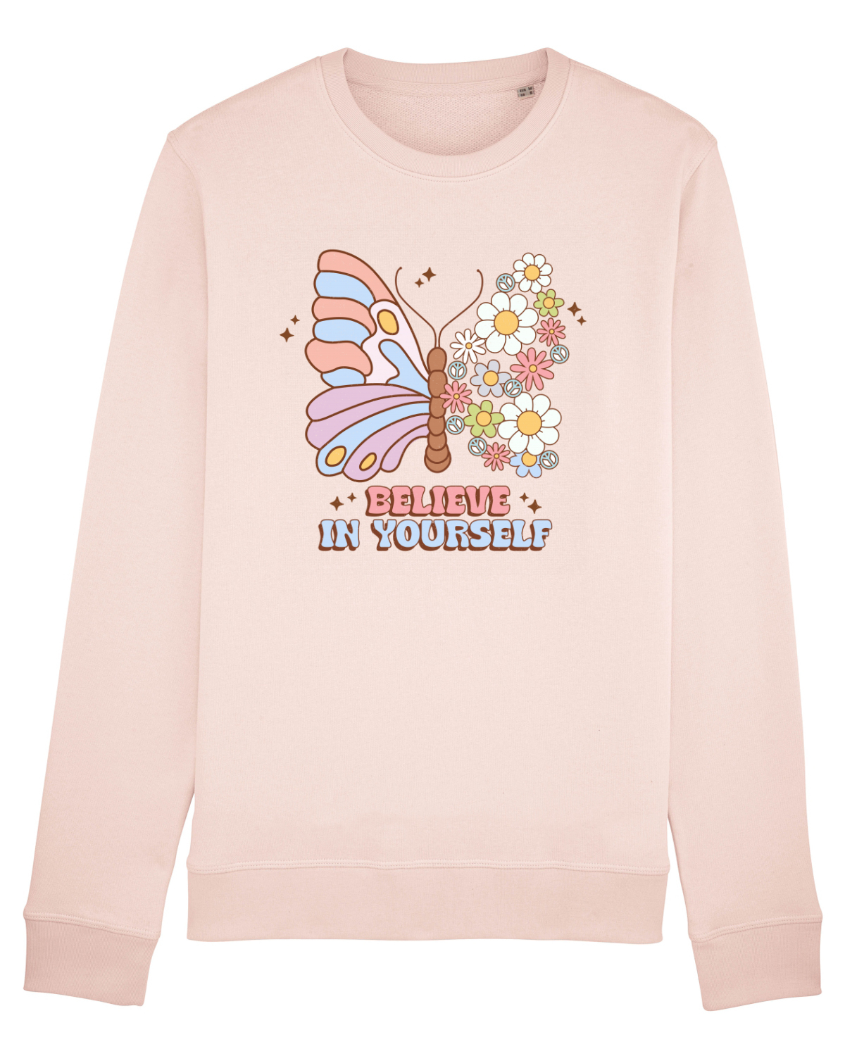 Bluză mânecă lungă Unisex Rise Candy Pink