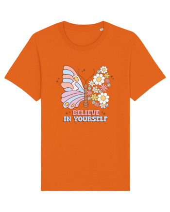 BELIEVE IN YOURSELF Bright Orange