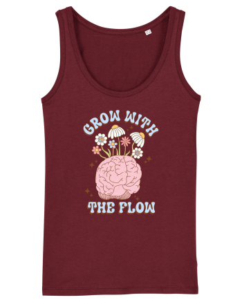 GROW WITH THE FLOW Burgundy