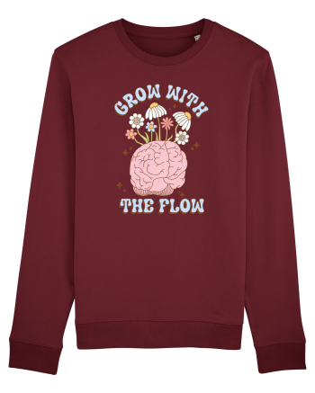 GROW WITH THE FLOW Burgundy