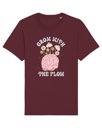 GROW WITH THE FLOW Burgundy