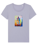Turnul Dulgherilor - Sibiu Tricou mânecă scurtă guler larg fitted Damă Expresser