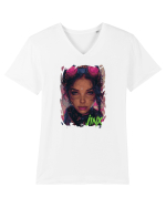 Jinx Tricou mânecă scurtă guler V Bărbat Presenter