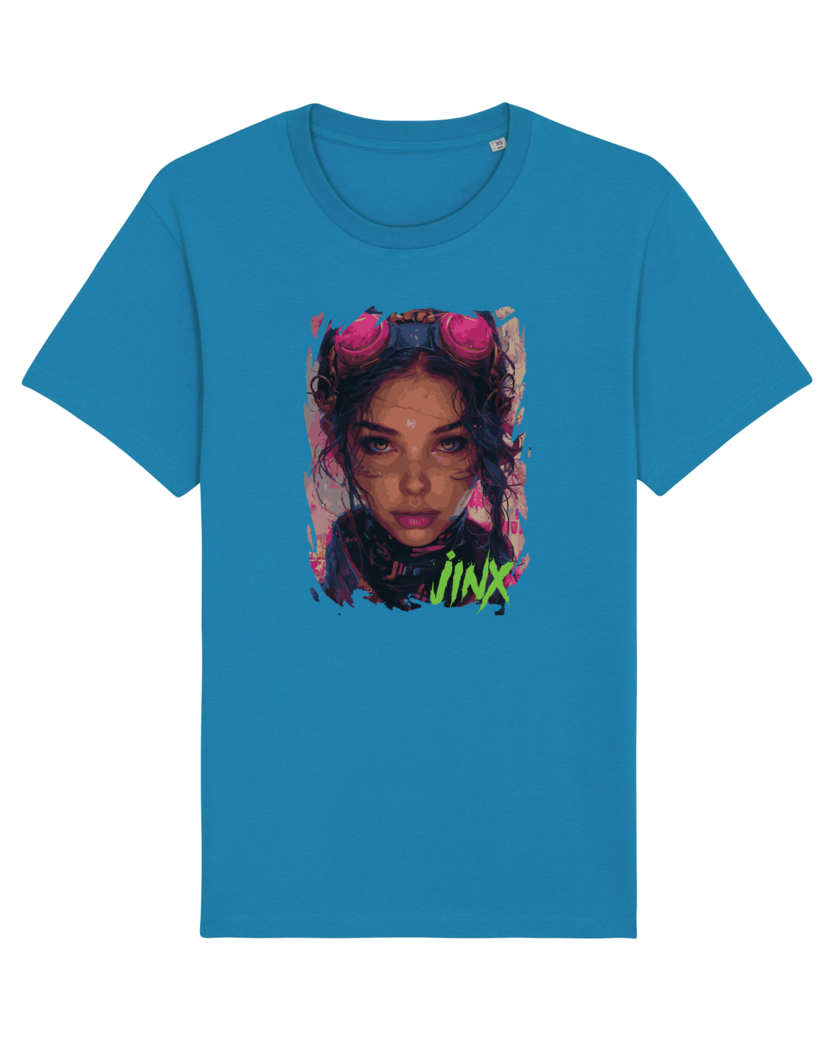 Tricou mânecă scurtă Unisex Rocker Azur