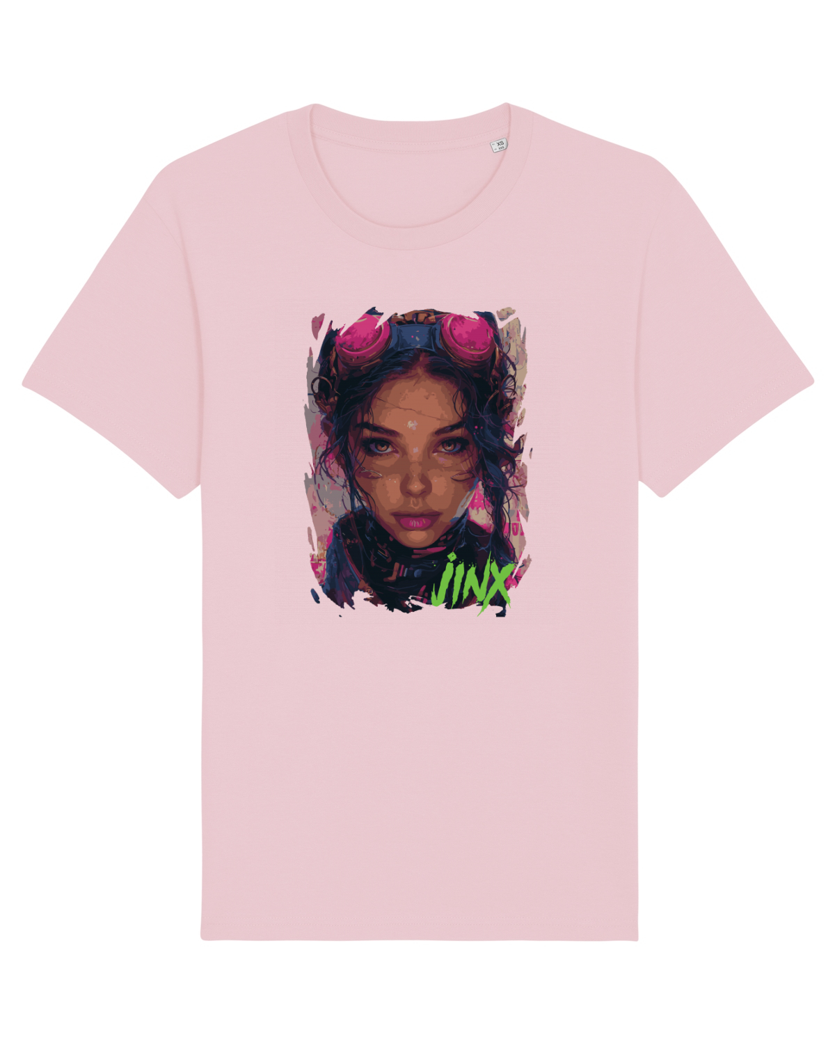 Tricou mânecă scurtă Unisex Rocker Cotton Pink