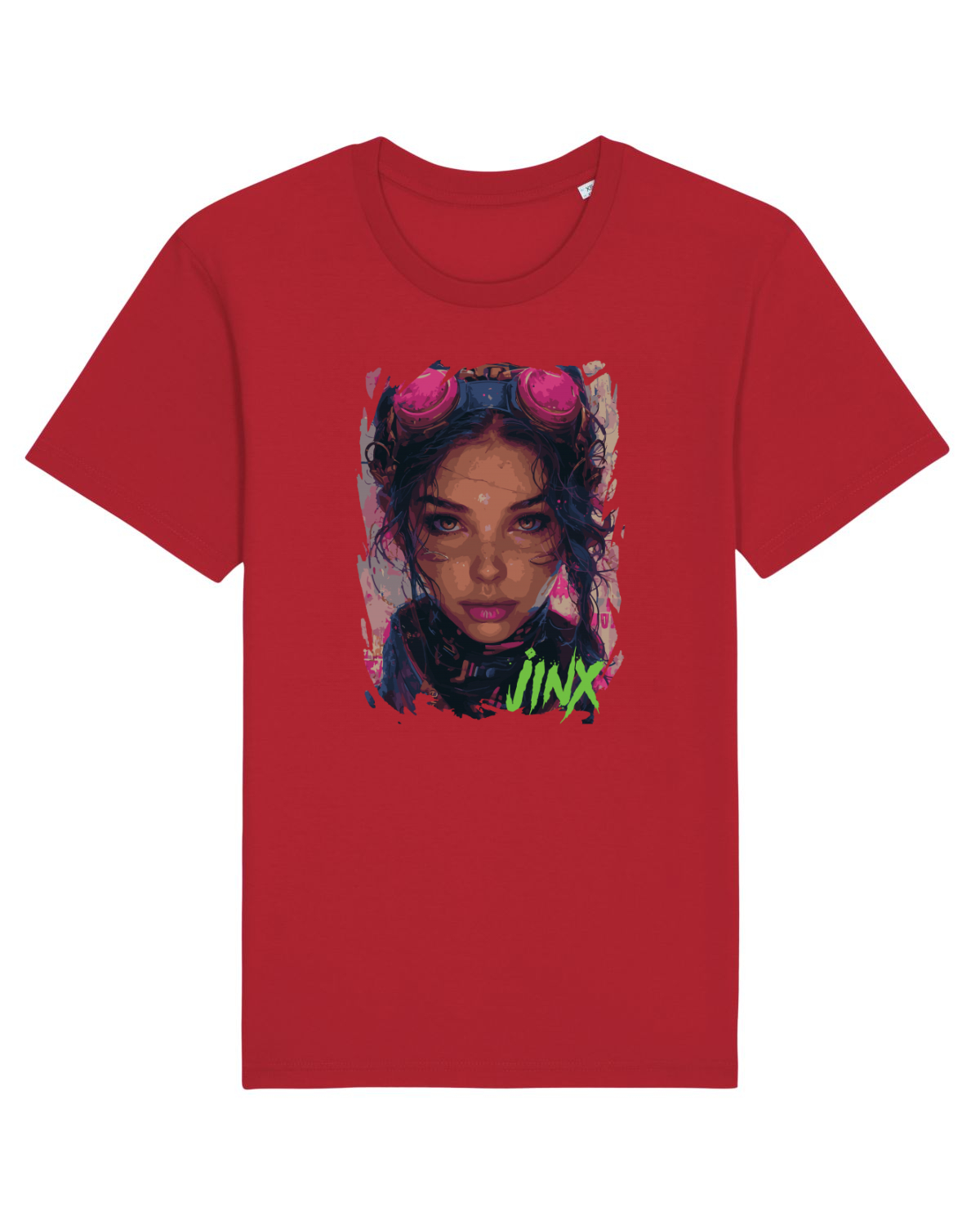 Tricou mânecă scurtă Unisex Rocker Red