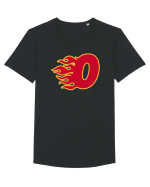 Fire O Tricou mânecă scurtă guler larg Bărbat Skater