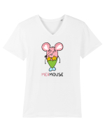 merMOUSE Tricou mânecă scurtă guler V Bărbat Presenter
