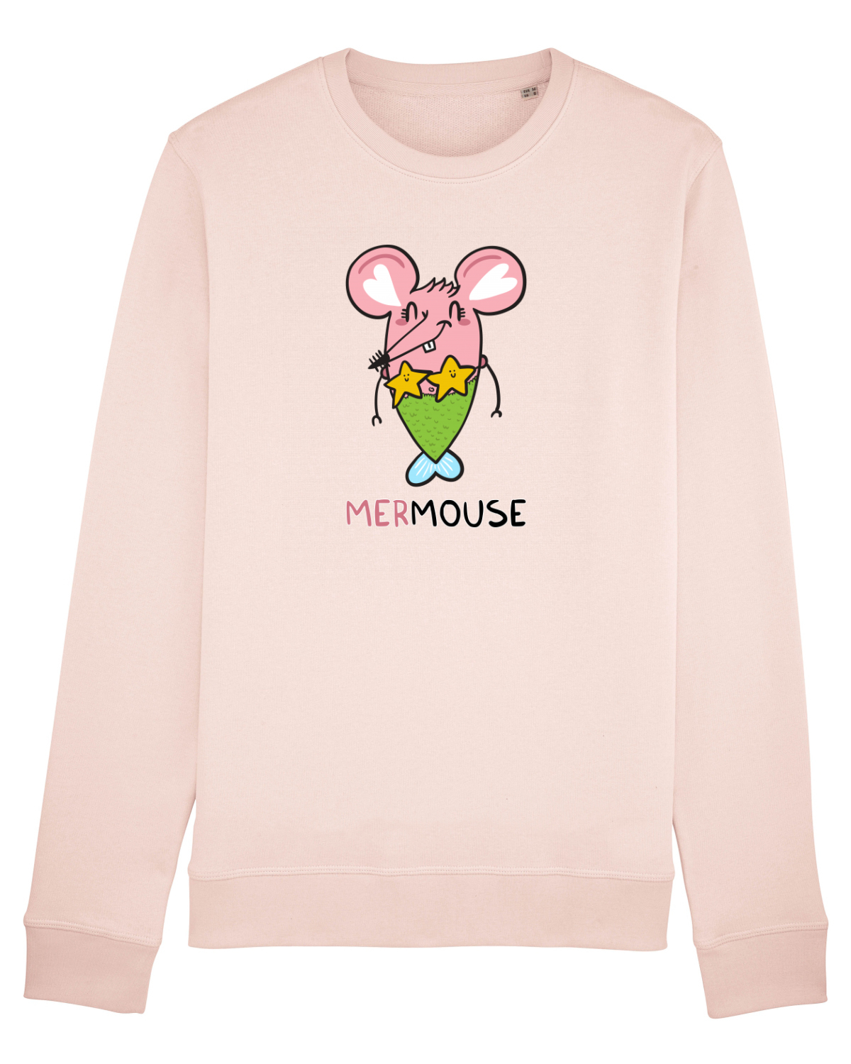 Bluză mânecă lungă Unisex Rise Candy Pink