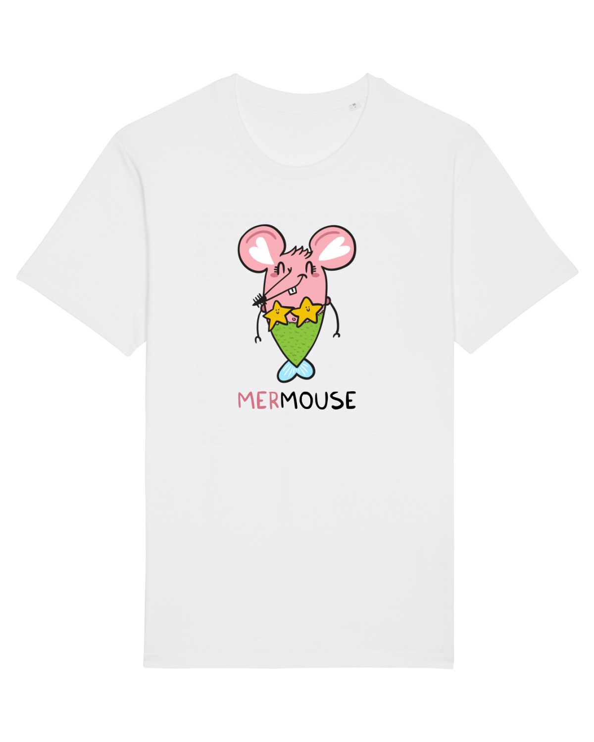 Tricou mânecă scurtă Unisex Rocker White
