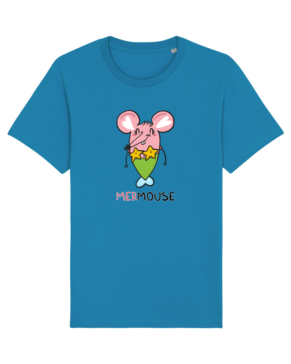 Tricou mânecă scurtă Unisex Rocker Azur