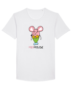 merMOUSE Tricou mânecă scurtă guler larg Bărbat Skater