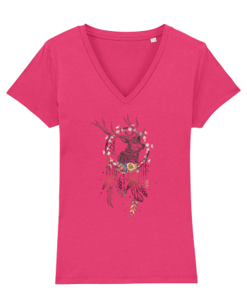 Cerb Floral Dreamcatcher Luna Raspberry