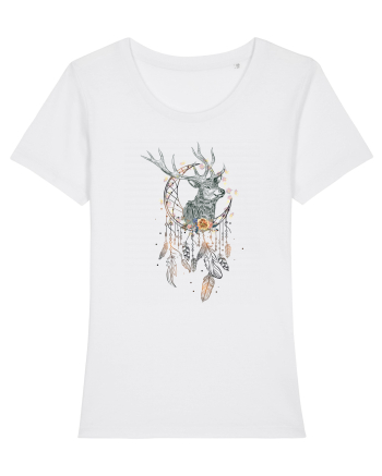 Cerb Floral Dreamcatcher Luna White