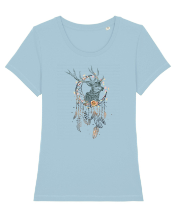 Cerb Floral Dreamcatcher Luna Sky Blue