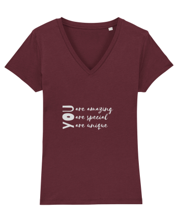 You Are Amazing Burgundy