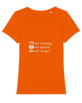 You Are Amazing Bright Orange