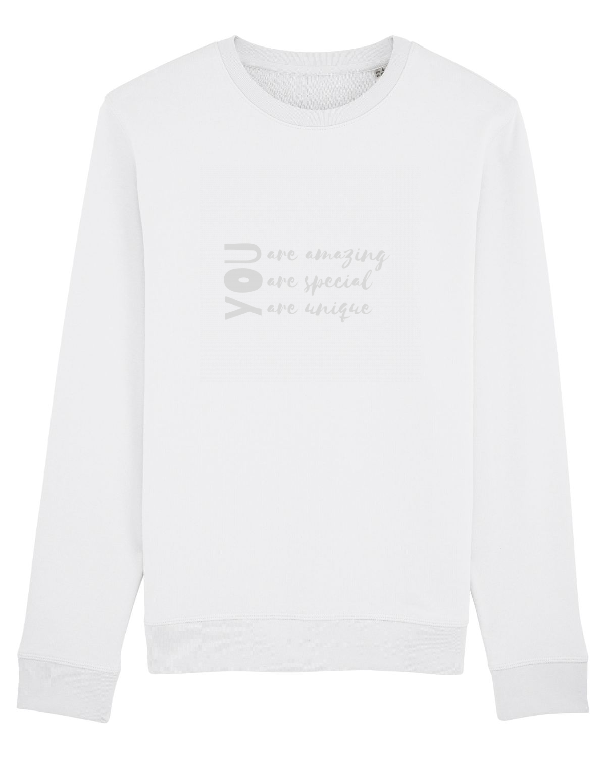 Bluză mânecă lungă Unisex Rise White