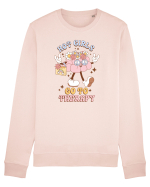 HOT GIRLS GO TO THERAPY Bluză mânecă lungă Unisex Rise