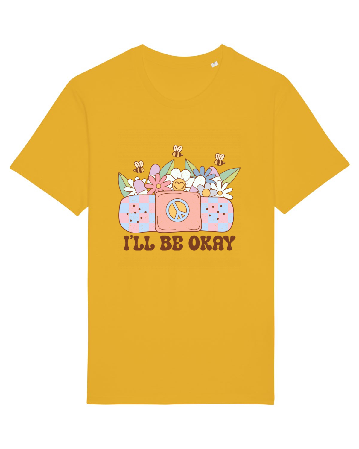 Tricou mânecă scurtă Unisex Rocker Spectra Yellow