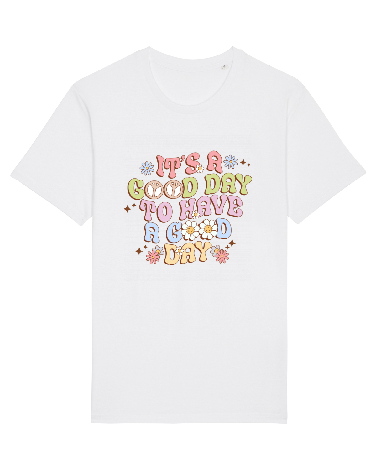 Tricou mânecă scurtă Unisex Rocker White