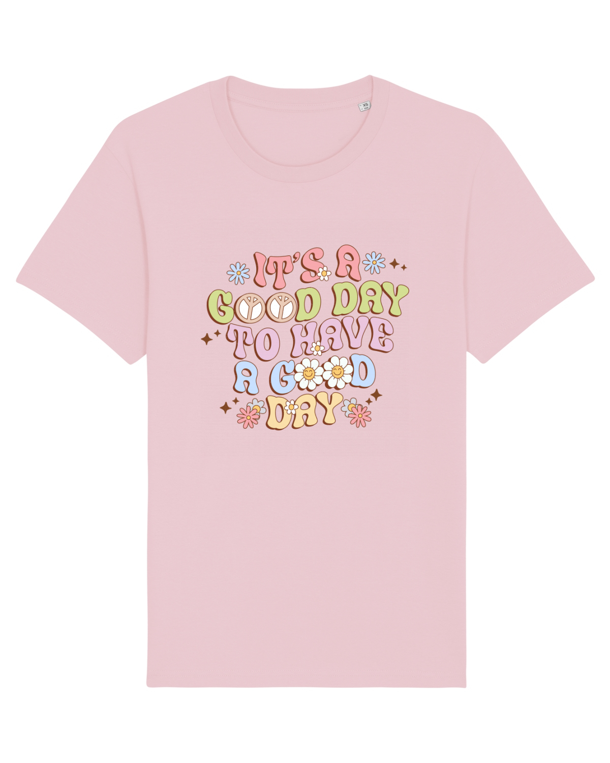 Tricou mânecă scurtă Unisex Rocker Cotton Pink