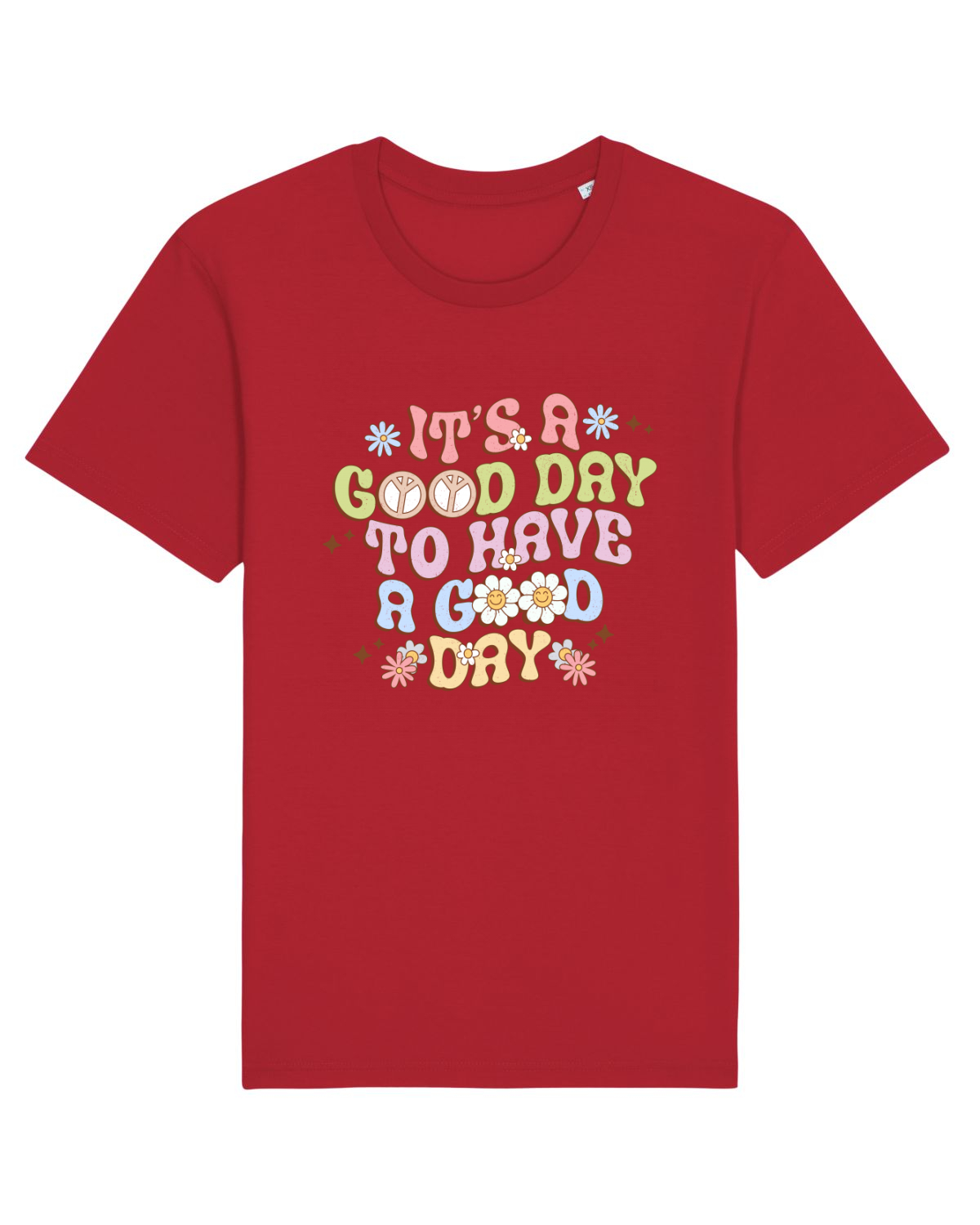 Tricou mânecă scurtă Unisex Rocker Red