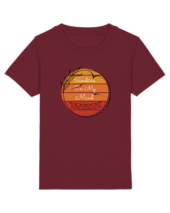 Sunshine On My Mind Burgundy